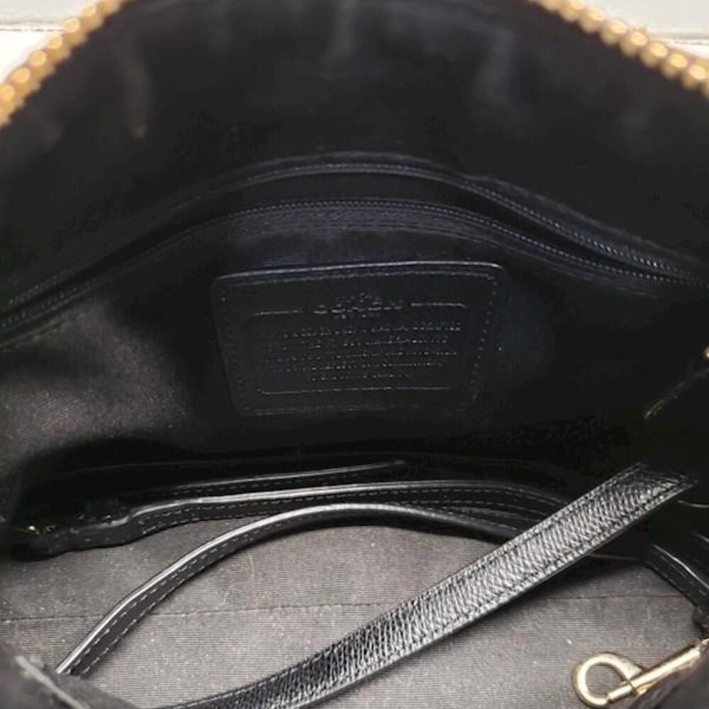 EUC Coach Mini Bennett Signature Leather Detachable Strap Satchel Bag - Picture 8 of 8